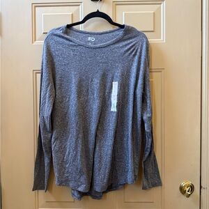 SO Women's Heather Gray Long Sleeve Tee